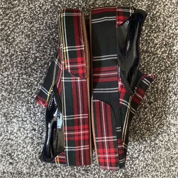 Platform Tartan Plaid Slip On Vans - Picture 2 of 6